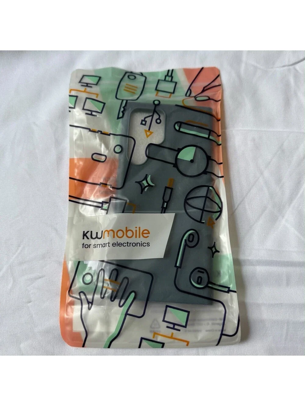 KWmobile Samsung Galaxy S22 Ultra Case Slate Grey TPU Silicone NWT